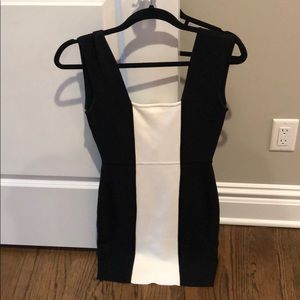 BCBG black mini dress